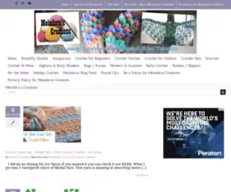 Meladorascreations.com(Free Crochet Patterns) Screenshot