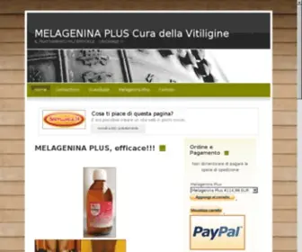 Melageninaplus.tk(MELAGENINA PLUS cura la Vitiligine) Screenshot