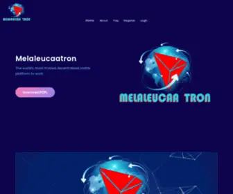 Melaleucaatron.live(Cryptocurrency) Screenshot