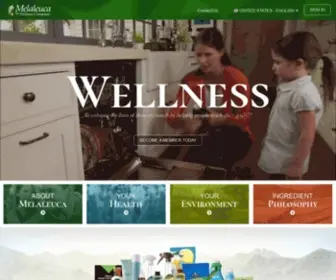 Melaluca.com(The largest online wellness shopping club. Our mission) Screenshot