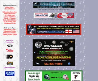 Melaman2.com(Millennium Music Homeplace & Philly Sports Index) Screenshot