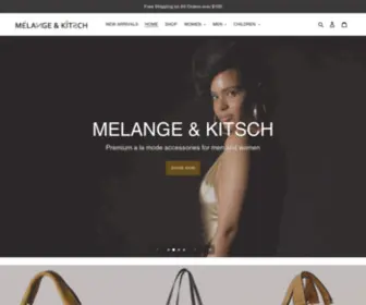 Melangeandkitsch.com(MELANAGE & KITSCH) Screenshot