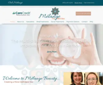 Melangebeauty.com(Med Spa Rockwall) Screenshot