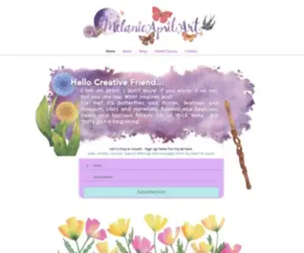 Melanieaprilart.com(Watercolor art by Melanie April Art) Screenshot