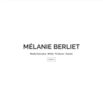 Melanieberliet.com(MÉLANIE) Screenshot