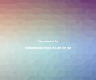 Melaniecoetzee.co.za(Melanie Coetzee Law) Screenshot