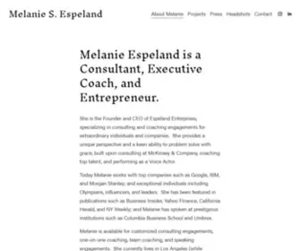 Melaniesespeland.com(Melanie S) Screenshot