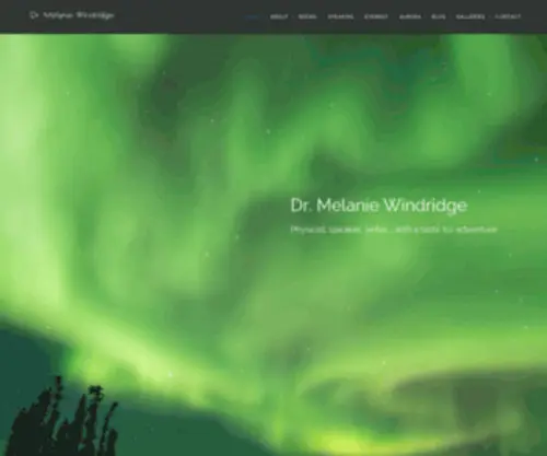 Melaniewindridge.co.uk(Dr Melanie Windridge) Screenshot