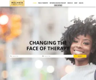 Melaninandmentalhealth.com(Melanin & Mental Health®) Screenshot