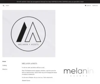 Melaninassets.com(Melanin Assets) Screenshot