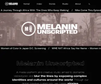 Melaninunscripted.com(Melanin Unscripted) Screenshot