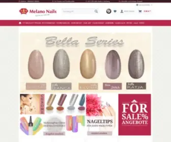 Melano-Nails.com(Nail shop günstig) Screenshot