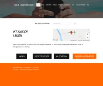 Melaskole.no(Mæla ungdomsskole) Screenshot