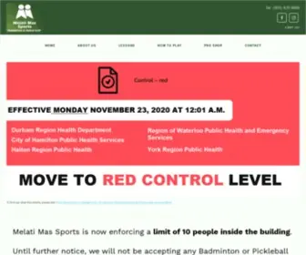 Melatimassports.com(Melati Mas Sports) Screenshot