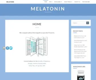 Melatonin.com(We compare the experts and save you the time. Current Evidence for the Benefits of Melatonin) Screenshot