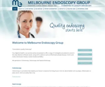 Melbendoscopy.com.au(Melbourne Endoscopy Group) Screenshot