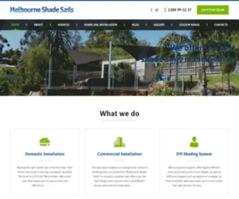 Melbourne-Shade-Sails.com.au(High-Quality Shade Sails in Melbourne, Victoria) Screenshot