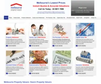Melbourne-Valuations.com.au(Accurate Values) Screenshot
