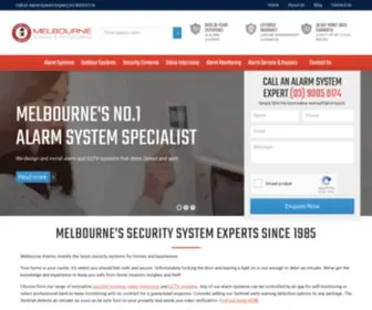 Melbournealarms.com(Alarm Systems From $695.00) Screenshot