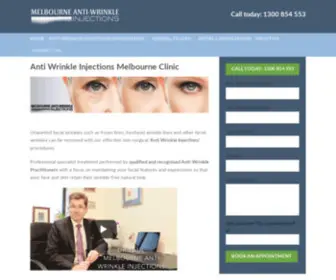 Melbourneantiwrinkleinjections.com.au(Best Anti Wrinkle Injections Melbourne & Brighton) Screenshot