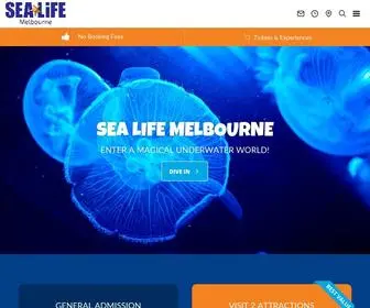 Melbourneaquarium.com.au(SEA LIFE Melbourne) Screenshot