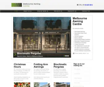 Melbourneawningcentre.com.au(Outdoor Awnings Blinds & Sun Shades) Screenshot