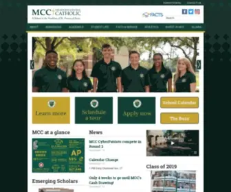 Melbournecc.org(Melbourne Central Catholic High School) Screenshot