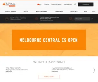 Melbournecentral.com.au(Melbourne Central Shopping Centre brings together more than 300 retailers over five levels and) Screenshot