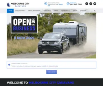 Melbournecitycaravans.com.au(Caravans Melbourne VIC) Screenshot