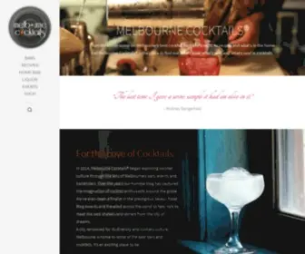 Melbournecocktails.com(Melbournecocktails) Screenshot