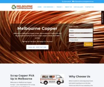 Melbournecopper.com.au(Cash for Copper Recycling Melbourne) Screenshot