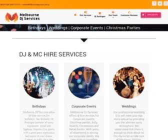 Melbournedjservices.com.au(Melbourne DJ Services) Screenshot