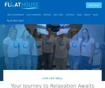 Melbournefloathouse.com.au(Floatation Centre Melbourne) Screenshot