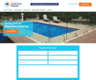 Melbourneglasspoolfencing.com.au(Glass Pool Fencing Melbourne) Screenshot