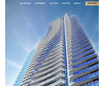 Melbournegrand.com(Melbourne Grand Apartments by Central Equity) Screenshot