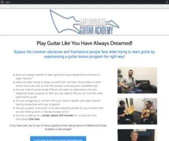 Melbourneguitaracademy.com(Guitar Lessons) Screenshot