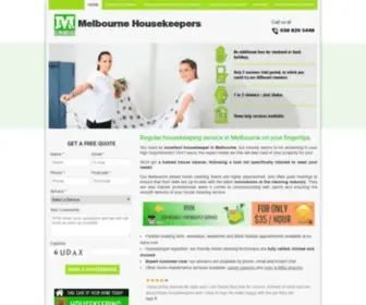 Melbournehousekeepers.com.au(Housekeeping Melbourne & Reliable Maid Services By Experts) Screenshot