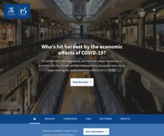 Melbourneinstitute.com(Melbourne Institute of Applied Economic and Social Research) Screenshot
