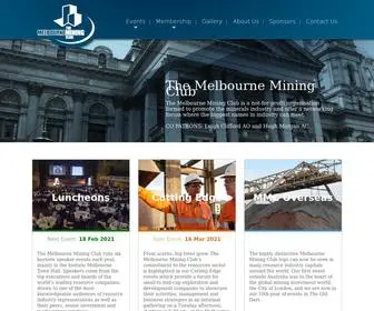 Melbourneminingclub.com(The Melbourne Mining Club) Screenshot