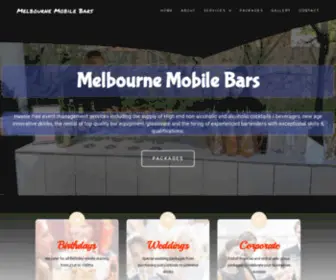 Melbournemobilebars.com(Bar Hire Melbourne) Screenshot