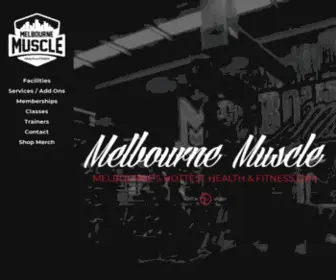 Melbournemusclegym.com.au(Health & Fitness Gym) Screenshot