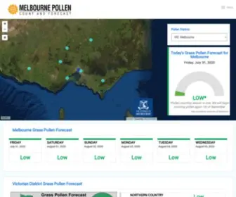 Melbournepollen.com.au(Melbourne Pollen) Screenshot
