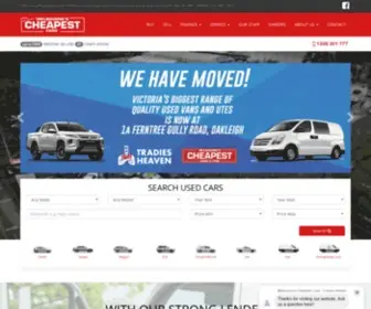 Melbournescheapestcars.com.au(Melbourne’s Cheapest Cars and Commercials) Screenshot