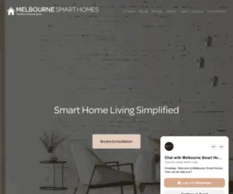 Melbournesmarthomes.com.au(Melbourne Smart Homes) Screenshot