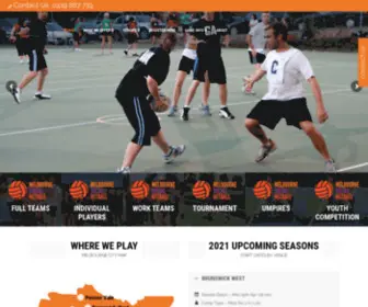 Melbournesocialnetball.com.au(Social Netball Melbourne) Screenshot