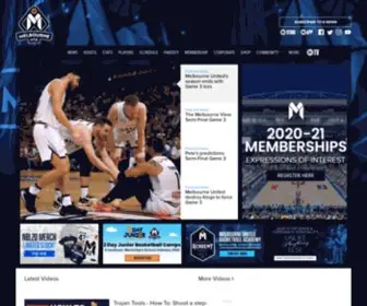 Melbourneutd.com.au(Melbourne United) Screenshot