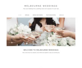 Melbourneweddings.net.au(Melbourne Weddings) Screenshot