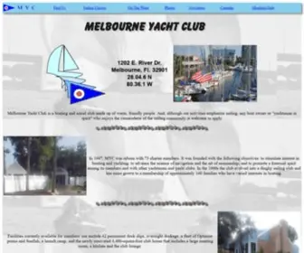 Melbourneyachtclub.com(Melbourne Yacht Club) Screenshot