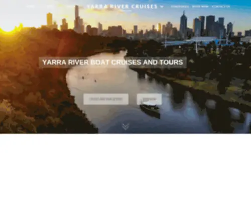 Melbourneyarrarivercruises.com(Melbourne River Cruises) Screenshot