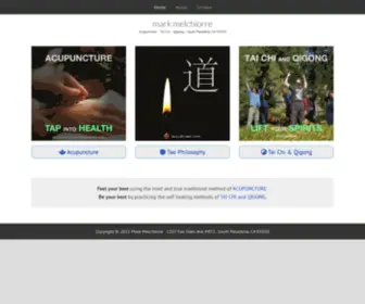 Melchiorre.com(Acupuncture) Screenshot